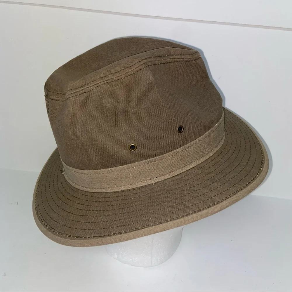 J Peterman Co Hat Mens Small Made In The USA Vintage Outback Safari Outdoors